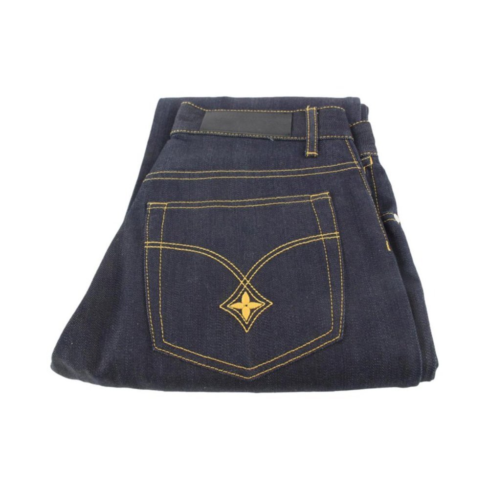 Louis Vuitton Men's 28 Navy Denim Jeans 1222lv31